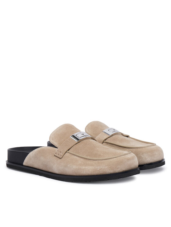 Tory Burch Tory Burch Şlapi Lee Lee Mule 177967 Bej