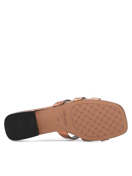 Nine West Nine West Klapki 123AL1207-1 Brązowy