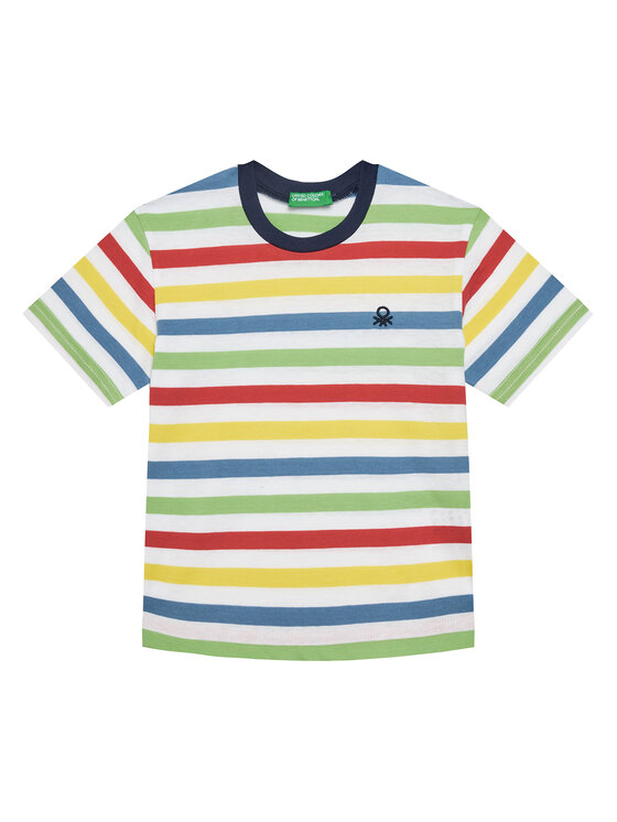 United Colors Of Benetton T-Shirt 3FHXG10HR Kolorowy Regular Fit