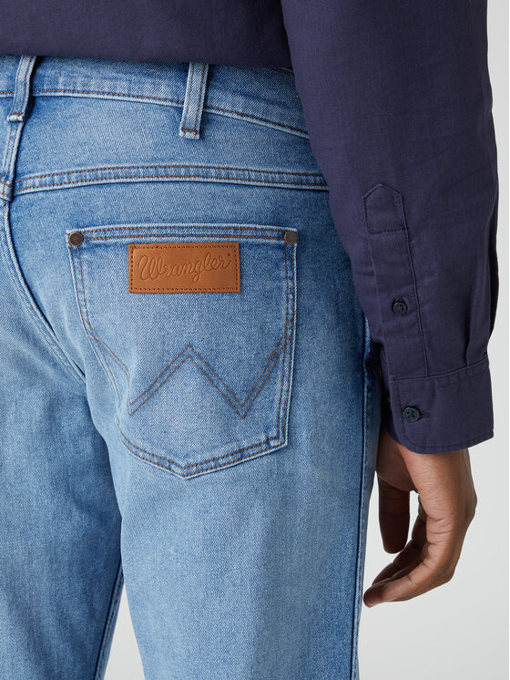 Wrangler Wrangler Jeansy Greensboro W15QYLZ70 112330710 Niebieski Regular Fit
