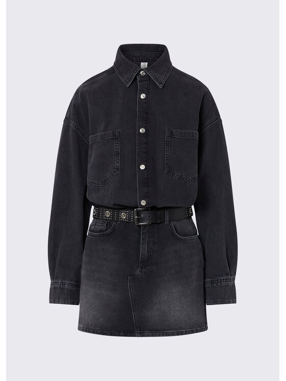 Liu Jo Liu Jo Vestito di jeans UF6185D037087526 Nero Regular Fit