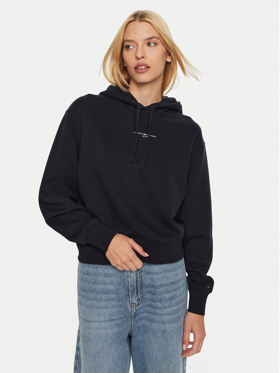 Tommy Hilfiger Tommy Hilfiger Bluză WW0WW42896 Bleumarin Regular Fit