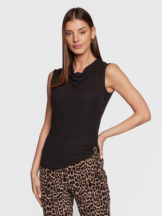 Guess Bluză Ramona W3RP42 KAQL2 Negru Slim Fit