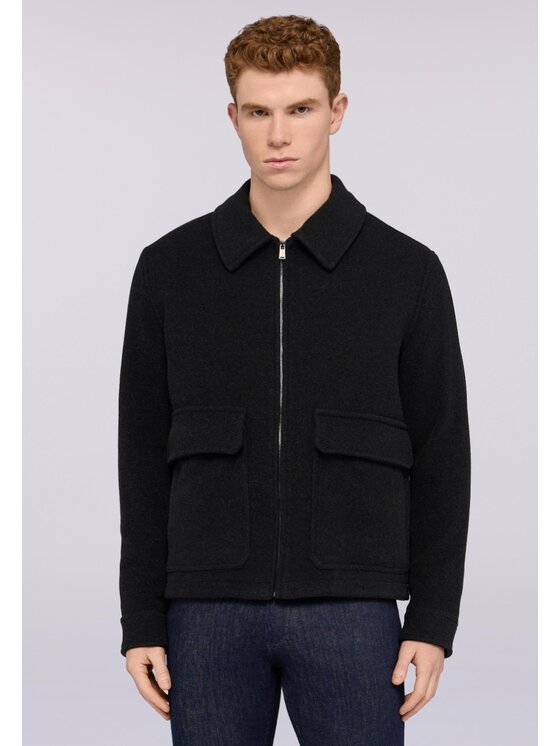 Trussardi Trussardi Cappotto invernale R003M000018N033 Nero Regular Fit