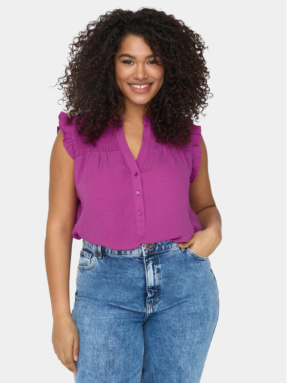ONLY Carmakoma ONLY Carmakoma Τοπ 15284993 Μωβ Regular Fit