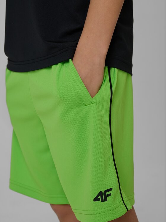 4F 4F Pantaloncini sportivi 4FJRSS26TFSHM1693-45S Verde Regular Fit