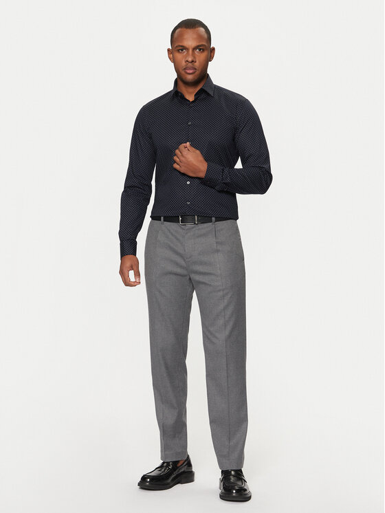 Calvin Klein Calvin Klein Särk K10K113846 Tumesinine Slim Fit