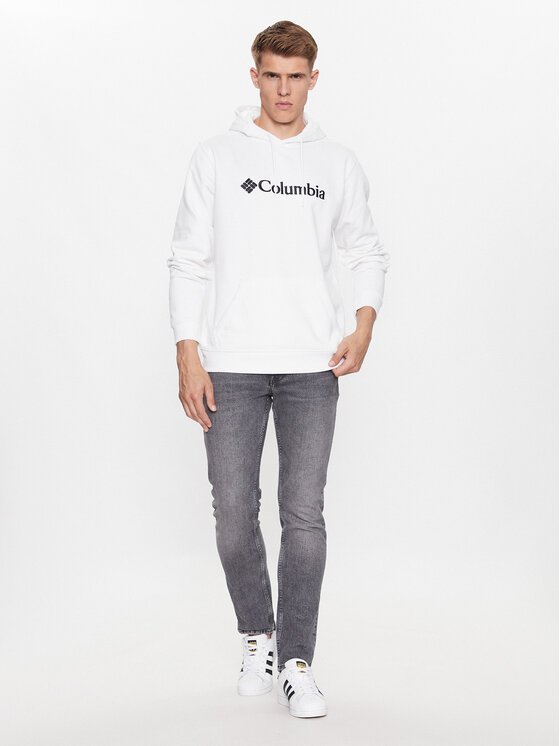 Columbia Columbia Μπλούζα CSC Basic Logo™ II Hoodie Λευκό Regular Fit