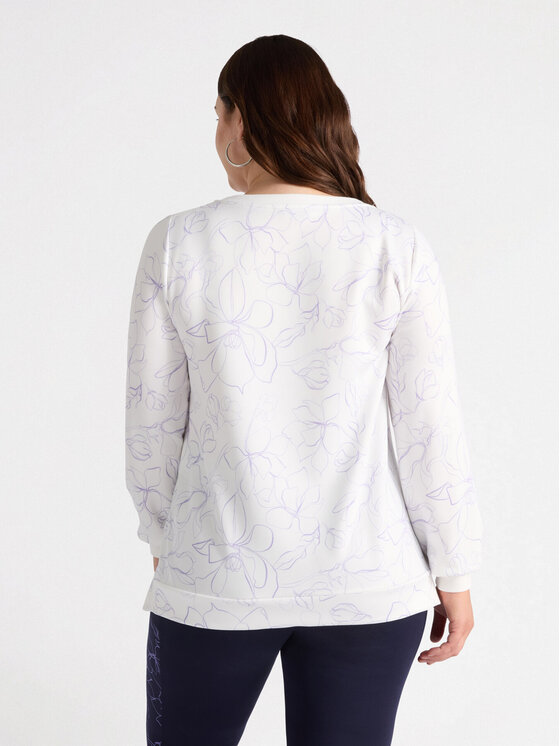 Fiorella Rubino Fiorella Rubino Felpa G877L008244N0S1 Bianco Regular Fit