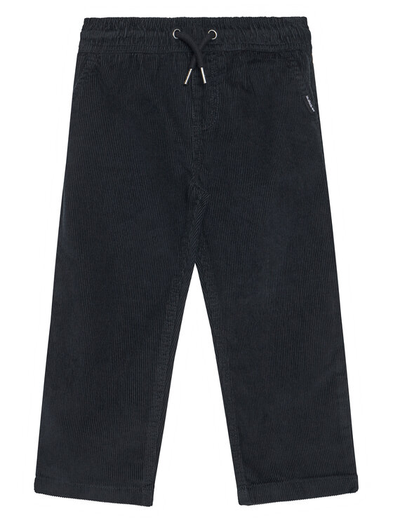 Quiksilver Spodnie materiałowe Taxer Cord EQKNP03066 Czarny Tapered Fit