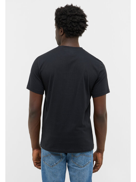 Mustang Mustang T-Shirt Style Austin Czarny Regular Fit