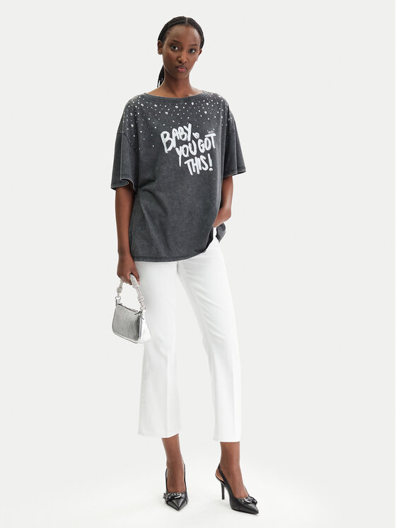 Liu Jo Liu Jo Jeans hlače UA6040 T2594 Bela Regular Fit