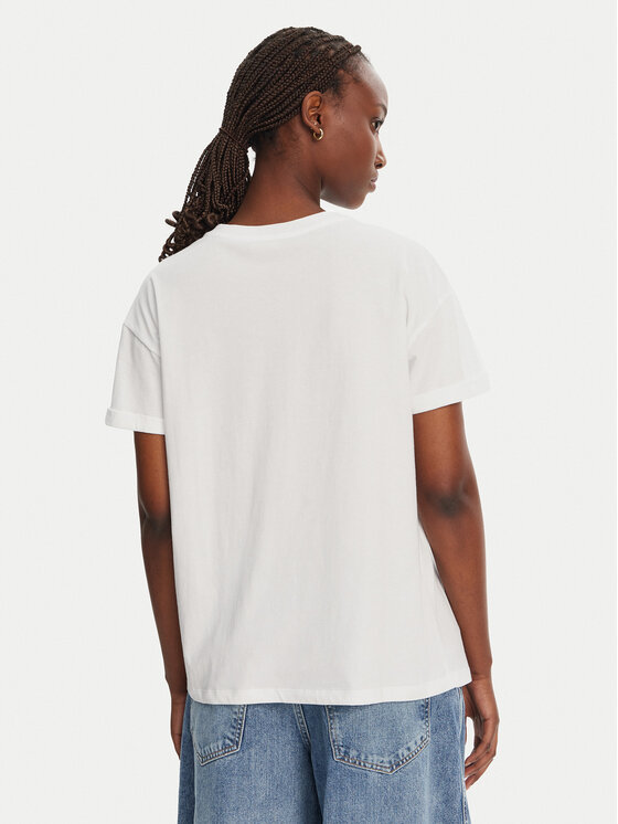 Liu Jo Liu Jo T-krekls WA5140 JS904 Balts Regular Fit
