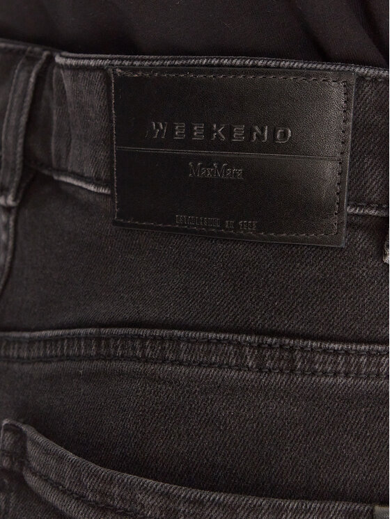 Weekend Max Mara Weekend Max Mara Jeansy Cinese 2525186012 Černá Straight Fit