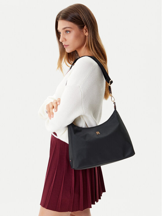 Tommy Hilfiger Tommy Hilfiger Rankinė Popette Shoulder Bag AW0AW17937 Juoda