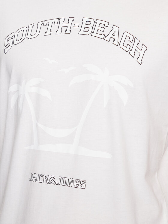 Jack&Jones Jack&Jones T-shirt Summer 12222921 Bianco Regular Fit