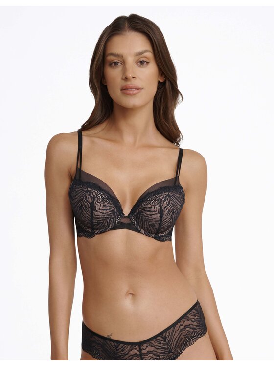 Esotiq Esotiq Biustonosz push-up 40890 Czarny