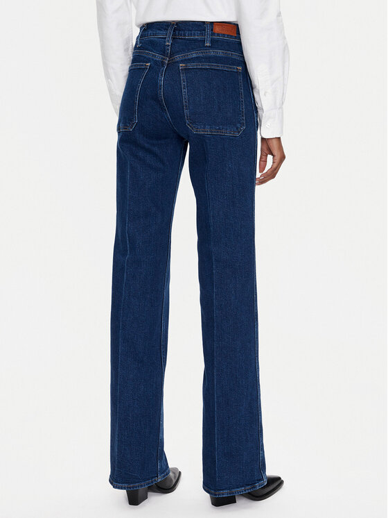 Polo Ralph Lauren Polo Ralph Lauren Jeans hlače 211825841001 Mornarsko modra Flare Fit