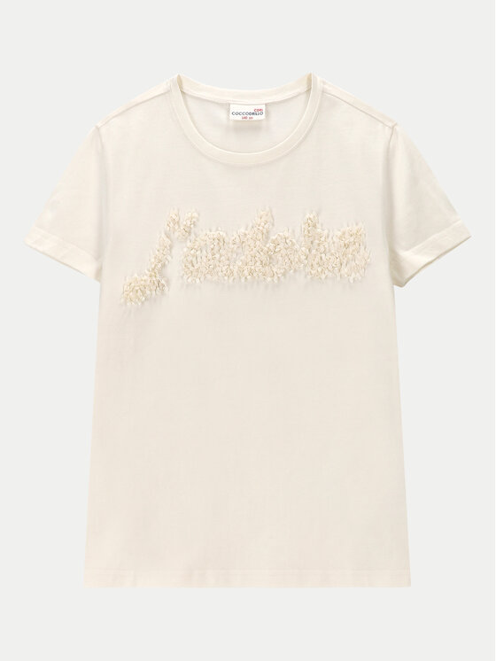 Coccodrillo Coccodrillo T-Shirt WC4143202GEJ Εκρού Regular Fit
