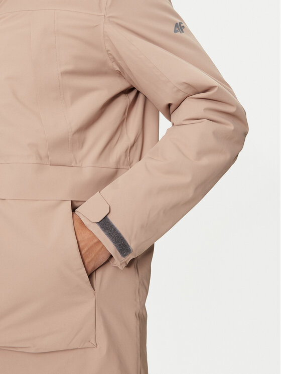 4F 4F Μπουφάν outdoor 4FWAW24TTJAM563 Μπεζ Regular Fit