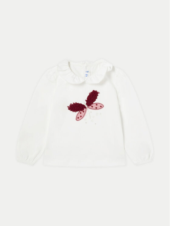 Mayoral Mayoral Blusa 2047 Écru Regular Fit