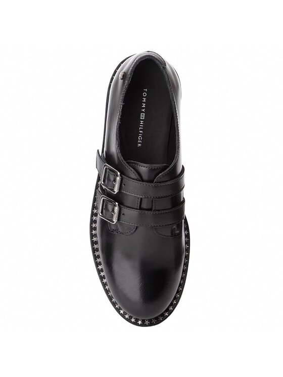 Tommy Hilfiger Tommy Hilfiger Félcipő Modern Flatform Shoe FW0FW03643 Fekete