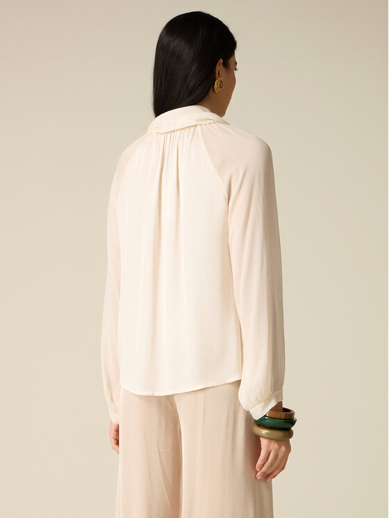 Oltre Oltre Koszula 5090J000928N021 Biały Regular Fit