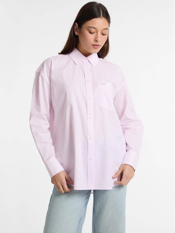 Guess Jeans Guess Jeans Košile 171495 Růžová Classic Fit