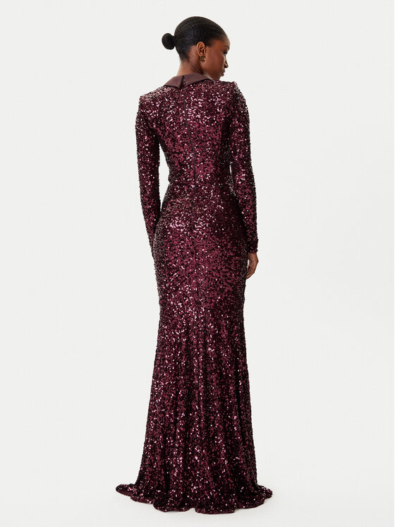 Elisabetta Franchi Elisabetta Franchi Večerné šaty AB-R13-56E2-V860' Bordová Regular Fit