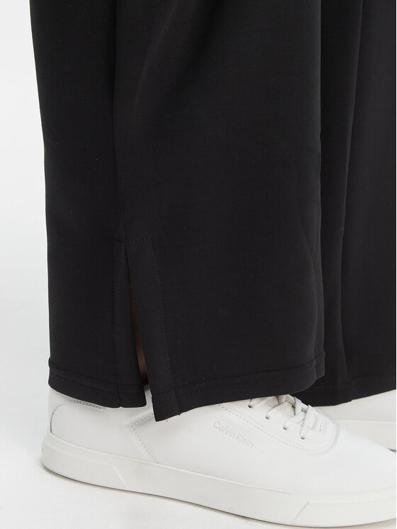 ONLY ONLY Bavlnené nohavice Maya 15369156 Čierna Loose Fit