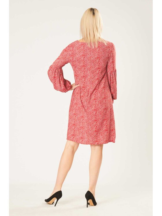 QUIOSQUE QUIOSQUE Každodenné šaty BUG DRESS Červená Regular Fit