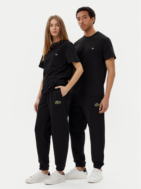 Lacoste Lacoste Teplákové nohavice XH2750 Čierna Regular Fit