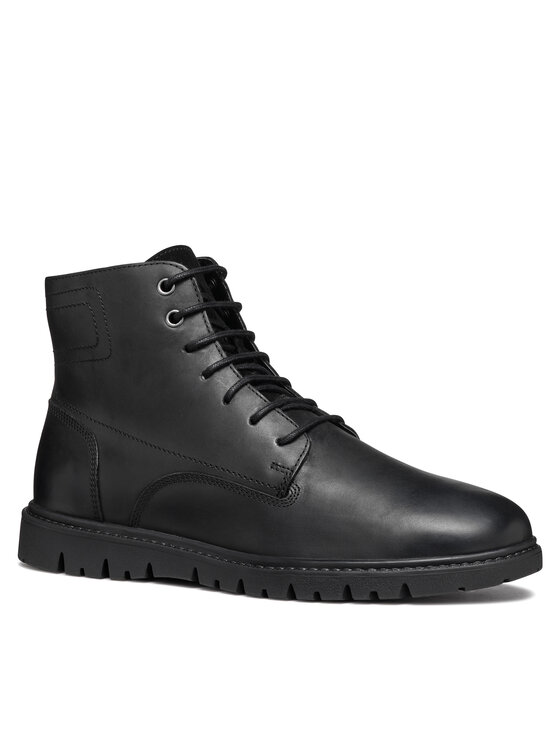 Geox Geox Schnürschuhe U Ghiacciaio U36DGD 000CL C9999 Schwarz