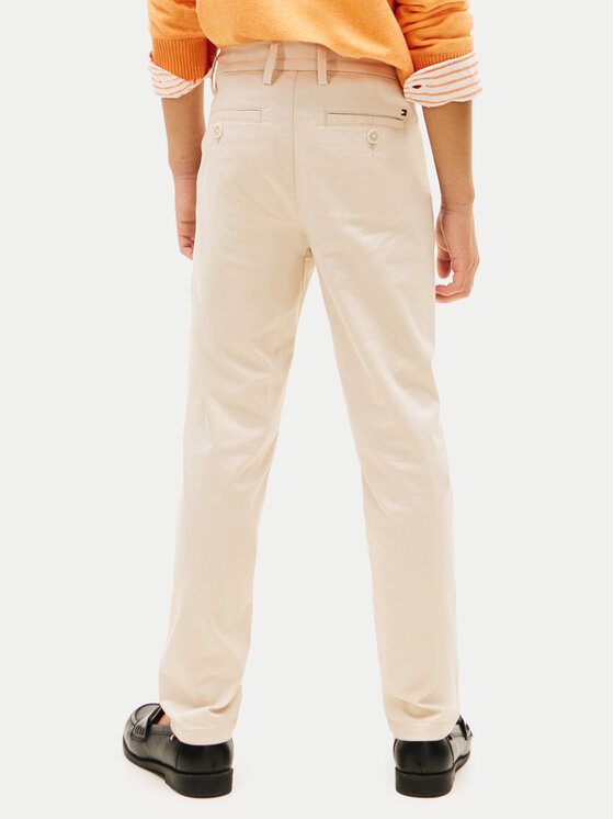 Tommy Hilfiger Tommy Hilfiger Spodnie materiałowe KB0KB09638 Beżowy Regular Fit