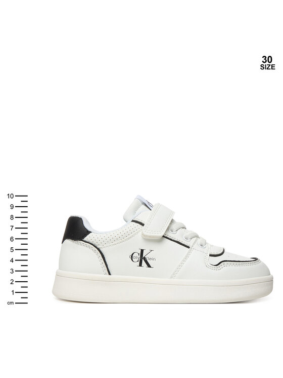 Calvin Klein Calvin Klein Snīkeri Low Cut Lace-Up/Velcro V1X9-83278-1355 S Balts