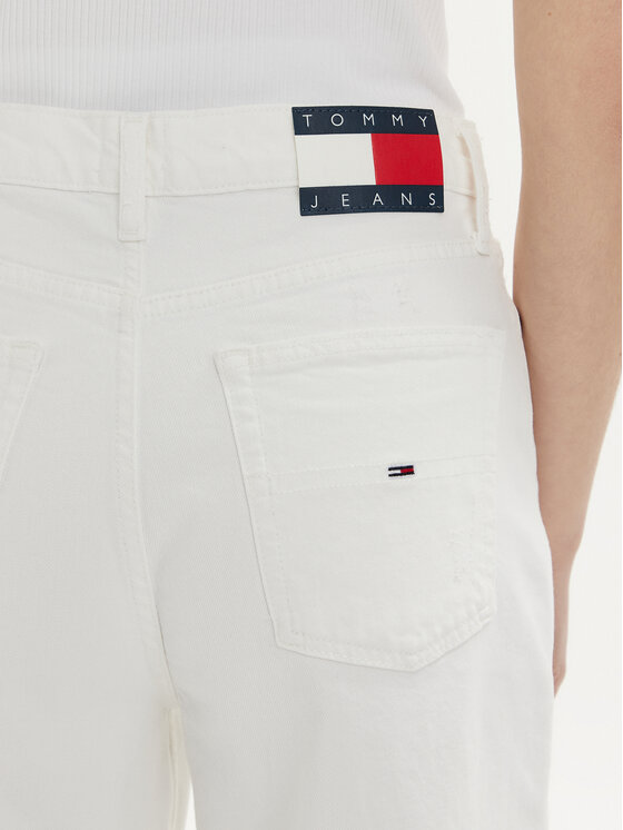 Tommy Jeans Tommy Jeans Jeans hlače Claire DW0DW18322 Bela Wide Leg