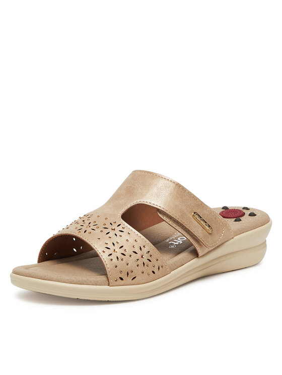 Go Soft Go Soft Pantoletten LAH3T9092-5 Beige