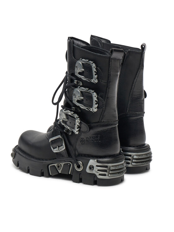 NEW ROCK Glany M-391-S1 Czarny | Modivo.pl