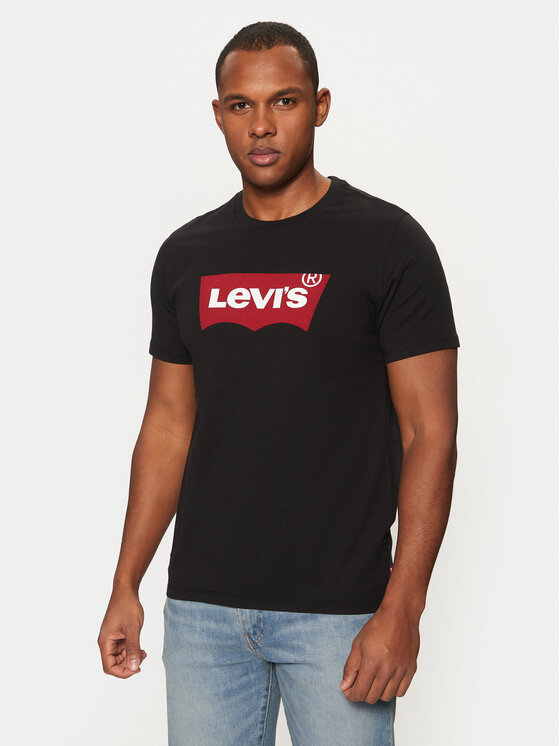 Levi's® Levi's® Tricou Housemark Tee 17783-0137 Negru Regular Fit
