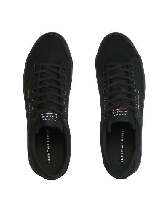 Tommy Hilfiger Tommy Hilfiger Кросівки Hi Vulc Core Low Canvas FM0FM04686 Чорний
