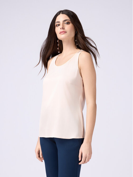 Oltre Oltre Bluzka 2451J000675N006 Różowy Regular Fit
