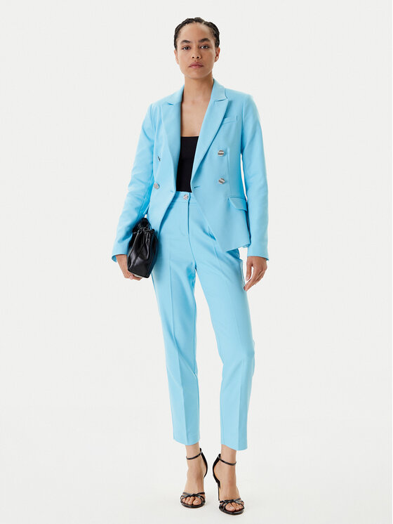 Morgan Morgan Chinosy 251-PKY.F Turkusowy Slim Fit