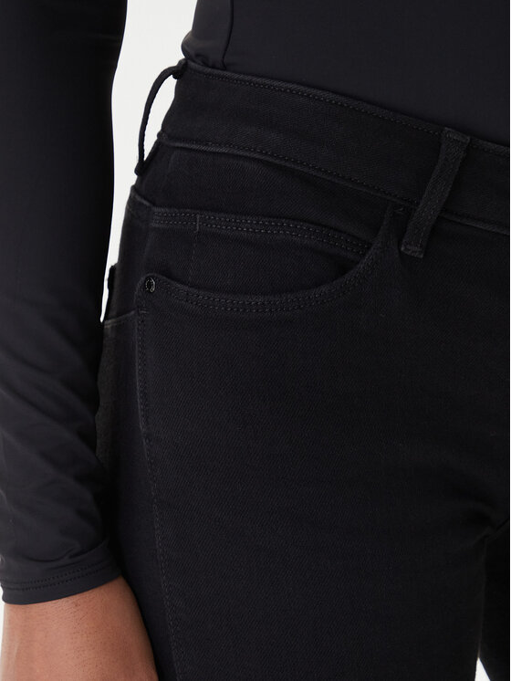 Guess Guess Jeans hlače Curve X. W2YAJ2 D4PZ1 Črna Skinny Fit