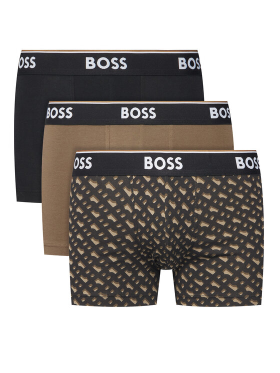 BOSS Súprava boxeriek 50554443 Hnedá