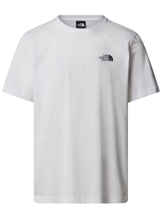 The North Face The North Face T-särk Vertical NF0A8EE7 Valge Regular Fit