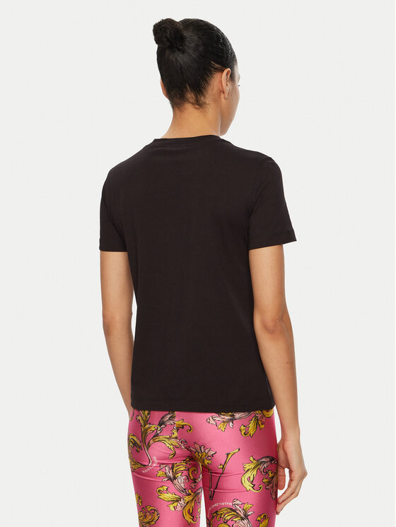 Versace Jeans Couture Versace Jeans Couture T-shirt 78HAHT01 Nero Regular Fit