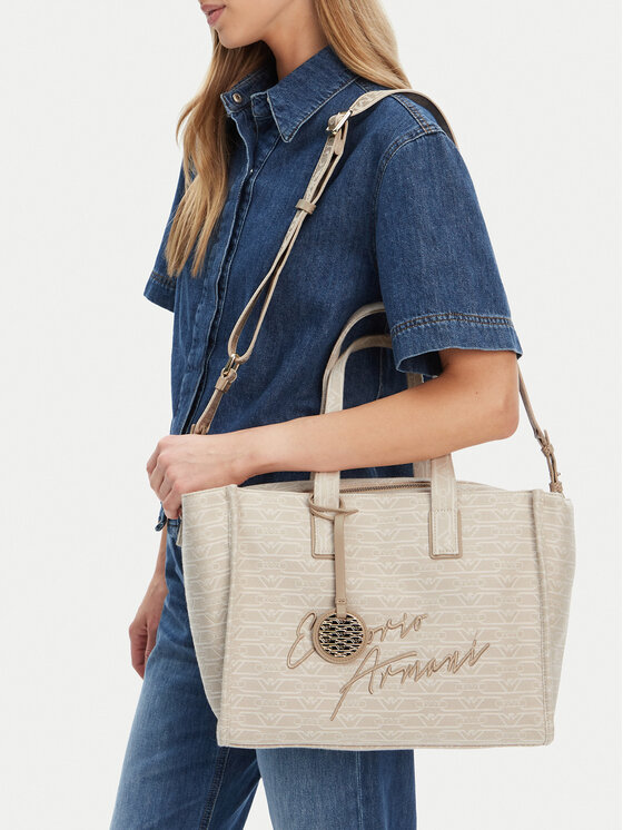 Emporio Armani Emporio Armani Ročna torba EW000370 AF12993 F1073 Bež