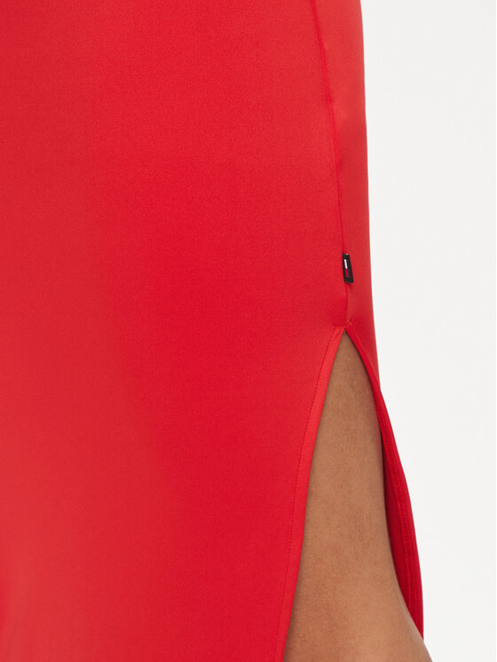 Tommy Jeans Tommy Jeans Φόρεμα καλοκαιρινό Bodycon DW0DW17425 Κόκκινο Slim Fit