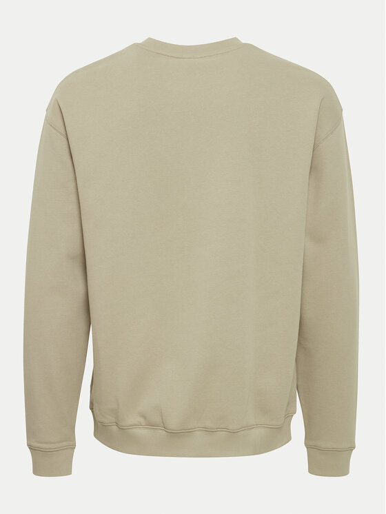 Solid Solid Світшот Mulder 21108364 Бежевий Regular Fit