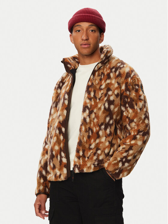 Napapijri Napapijri Fleecejacke T-Fleeve Fz NP0A8AO4 Braun Regular Fit